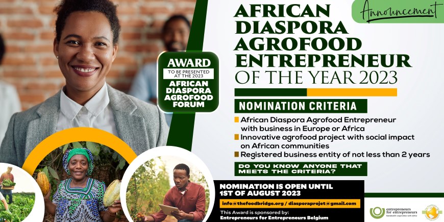 African Diaspora Agrofood Entrepreneur Award small size